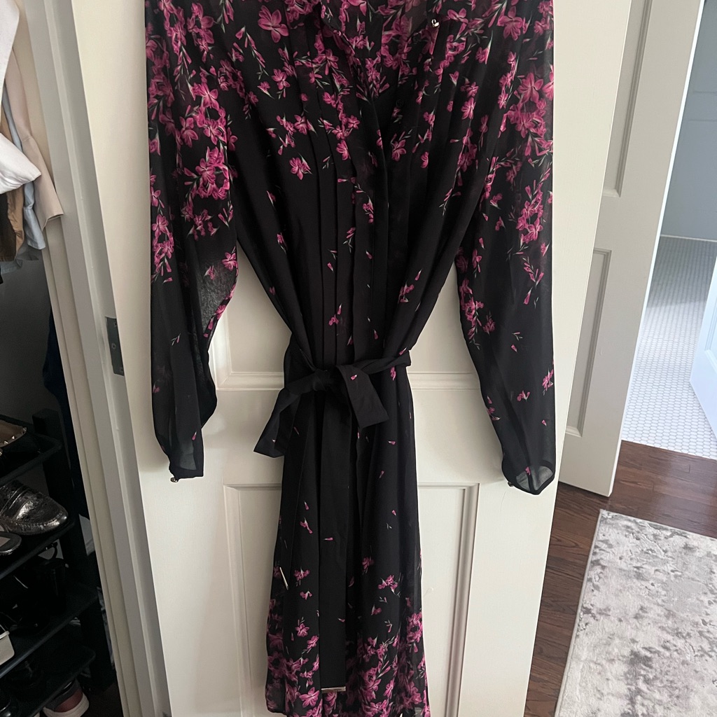 Ted Baker Pink Floral Wrap Sundress